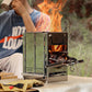 🔥⛺ 50% RABATT! Hopfällbar Grill för Camping & Utomhusgrillning 🍖