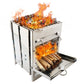 🔥⛺ 50% RABATT! Hopfällbar Grill för Camping & Utomhusgrillning 🍖