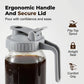 ☕❄️ 50% RABATT! Kallbryggt Kaffebryggare Med Lock – Len, Frisk & Perfekt För Sommaren ✨