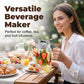 ☕❄️ 50% RABATT! Kallbryggt Kaffebryggare Med Lock – Len, Frisk & Perfekt För Sommaren ✨