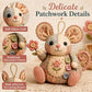 🧵🐭 Vintage Lapptäcksmus DIY-kit – Skapa Din Egen Charmiga 3D-Mus Med Allt Inkluderat 🎁