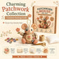 🧵🐭 Vintage Lapptäcksmus DIY-kit – Skapa Din Egen Charmiga 3D-Mus Med Allt Inkluderat 🎁