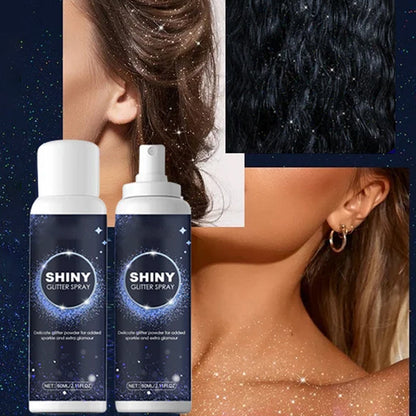 Glänsande Glittrande Spray
