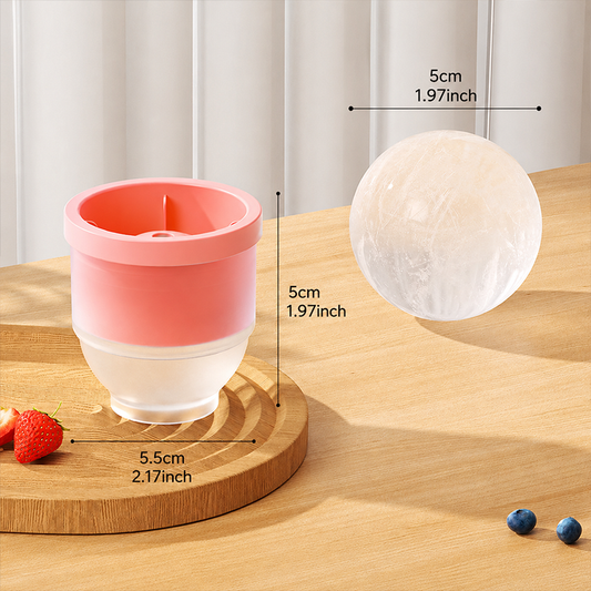 🧊✨ Stor silikonform för isbollar