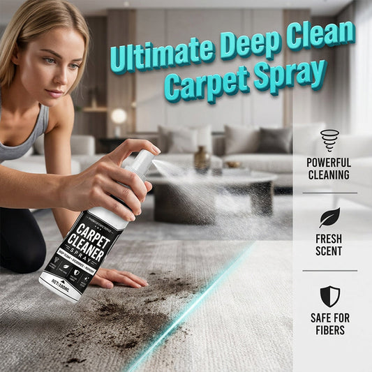 🔥🎁 Nyhet – 50 % RABATT! 🧼 Djuprengörande Mattspray – Fräschar Upp Mattor & Hjälper Till Att Neutralisera Oönskade Lukter ✨