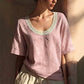 Vintage Lace Summer Blouse