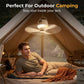 🏕️ 2-i-1 USB-Fläkt med LED-Belysning – Lätt, Tyst & Portabel