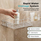 🛁 Borrfri Hörnhylla för Dusch – Snygg, Stabil & Platsbesparande