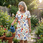 🌸 Casualklänning med Blommönster – Bekväm, Smickrande & Perfekt för Sommarens Alla Tillfällen