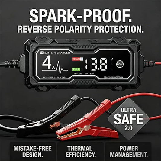 🔋Smart batteriladdare och underhållsladdare