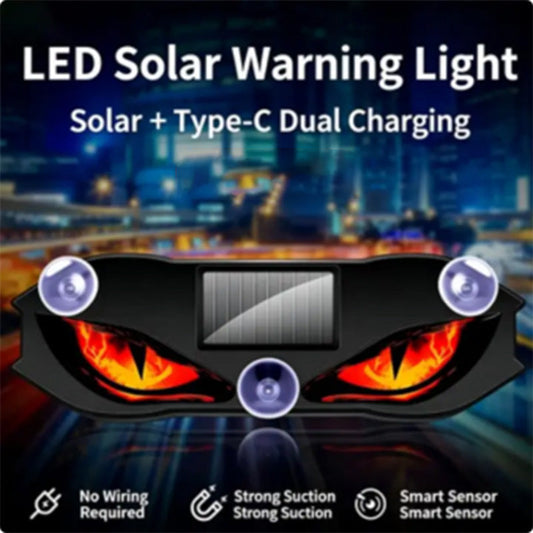 🚗🔆 Solcellsdriven LED-varningslampa för bilar – 49 % rabatt! Solcellsdriven, väderbeständig, aktiveras automatiskt när det blir mörkt – för ökad säkerhet vid vägkanten. 🔥🛡️