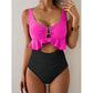 👙 50% RABATT | Baddräkt med hög midja och volanger