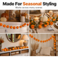 🎃✨ Halloween LED-Ljusslinga med Ringblommor – Skapa Magisk Höststämning Inomhus & Utomhus