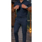 👔 Smart Casual 2-delat Set för Herr – Lätt, Skrynkelfritt & Elegant Komfort