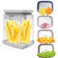 🍟 4-i-1 Pommes Frites-Skärare – Perfekta Grönsaks- & Potatisstavar På Sekunder