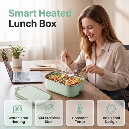 🍱🔥 50 % RABATT NU! Bärbar Elektrisk Matlåda – Värm Din Mat Utan Vatten, Perfekt för Jobb, Resor & Vardag ✨