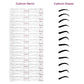 🔥 Inst Brow-schablonsats (12-pack)