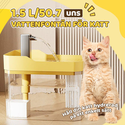🏆🇸🇪 Populär bland svenska kunder🐱 Automatisk Dricksfontän för Katt – Friskt Vatten Hela Dagen