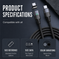 🧲 Magnetisk Snabbladdande USB-kabel – Enkelt Klick, Stabil Laddning