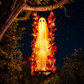 🏆🇸🇪 Populär bland svenska kunder👻 Halloween-spöke på Gunga med LED-belysning – Lys Upp Höstens Dekorationer