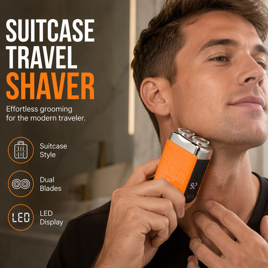 🏆🇸🇪 Populär bland svenska kunder🪒 Mini Pocket Razor – Uppladdningsbar & Kompakt Rakapparat för Resor och Vardag