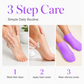 ✨ KÖP 1, FÅ 1 GRATIS! 👣 Återfuktande Fotmask med Exfolierande Silikonstrumpor – Mjukare Fötter Hemma ✨