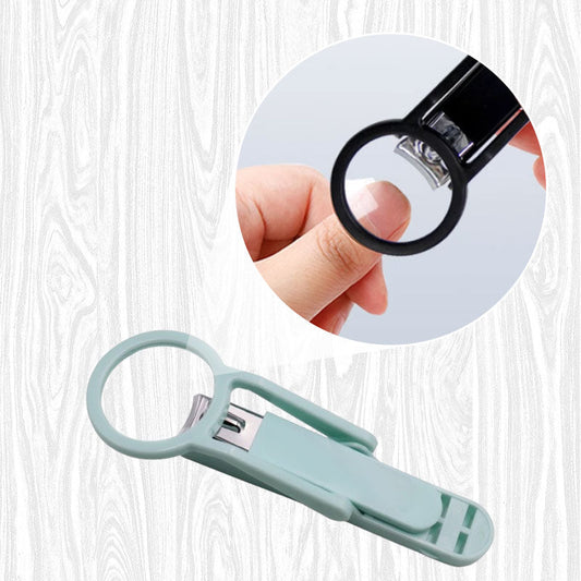 💅 50 % RABATT NU! ✨ Nagelklippare med Förstoringsglas & Stänksäker Uppsamlingslåda – Smartare Nagelvård 👌