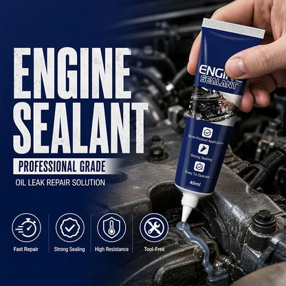 🔥 50 % RABATT NU! 🛠️ Högtemperaturbeständigt Tätningsmedel – För Reparation av Oljeläckage & Läckande Tätningar 🚗💧