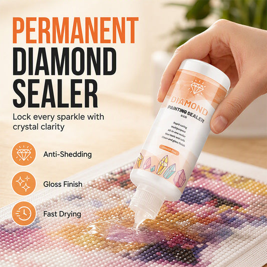 💎 50 % RABATT NU! ✨ Snabbtorkande Försegling för Diamond Painting – Skyddar & Ger Vacker Glans