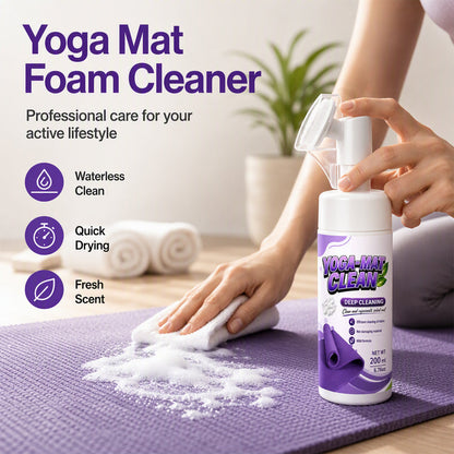 🧘 50 % RABATT NU! 🧼 Skumrengöring för Yogamatta – Rengör, Fräschar Upp & Behöver Inte Sköljas ✨