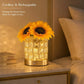 🌻 50 % RABATT NU! ✨ Sänglampa med Solrosmotiv – Varmt Sken & Elegant Dekoration för Sovrummet 🛏️💡