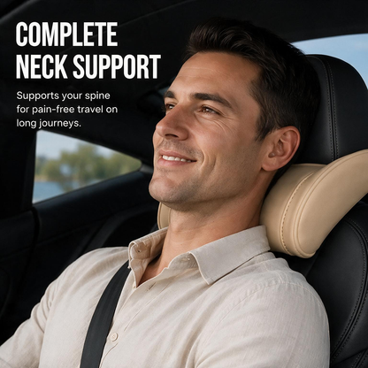 🚗💤 50 % RABATT NU! Ergonomisk Nackkudde i Memory Foam – Mjukare Stöd för Bilens Nackstöd & Långa Bilresor ✨