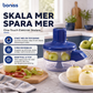 🥔 50 % RABATT NU! 🔪 Elektrisk Sladdlös Skalare – Skalar Frukt, Grönsaker & Vitlök Snabbt och Enkelt 🍎✨