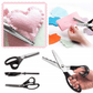 ✂️ 50 % RABATT NU! 🧵 Vågtandad Tygsax – Skapa Dekorativa Vågor på Tygkanter & Perfekt för Klädändringar ✨