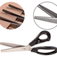 ✂️ 50 % RABATT NU! 🧵 Vågtandad Tygsax – Skapa Dekorativa Vågor på Tygkanter & Perfekt för Klädändringar ✨