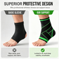 🧦50 % RABATT NU! 🦵 Justerbart Fotledsstöd med Dubbla Remmar – Professionellt Stöd för Sport, Träning & Vardag 💪