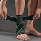 🧦50 % RABATT NU! 🦵 Justerbart Fotledsstöd med Dubbla Remmar – Professionellt Stöd för Sport, Träning & Vardag 💪