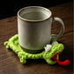 Stress-Relief Crocheted Animal Coaster