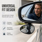 🚗 50 % RABATT NU! 👀 Dubbelsidig Dödvinkelsspegel för Backspegel – Bredare Sikt & Bättre Överblick vid Körning ✨