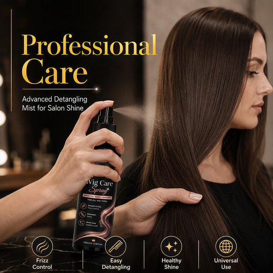 ✨💇‍♀️ 50 % RABATT! Multifunktionell Vårdsprej för Peruker – Fräscha Upp, Vårda & Gör Håret Lättare att Hantera