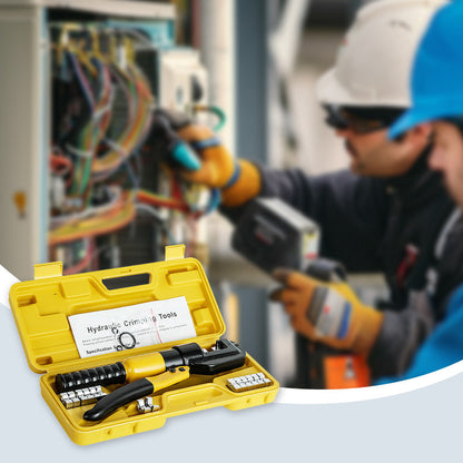📢 50 % RABATT NU! 🔧 Handmanövrerat Hydrauliskt Krimpverktyg för Kabelskor – Kraftfull & Precisionssäker Kabelkrimpning ⚡