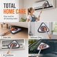 🧹✨ 50 % RABATT! Triangulär Städmopp med Teleskopskaft – 360° Sväng & Tvättbara Moppdukar