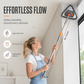 🧹✨ 50 % RABATT! Triangulär Städmopp med Teleskopskaft – 360° Sväng & Tvättbara Moppdukar