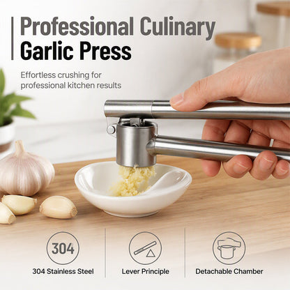 🧄✨ 50 % RABATT NU! Rostfri Vitlökspress av Hög Kvalitet – Pressa Vitlök Snabbt & Enkelt Utan Kladd 🍳🔪