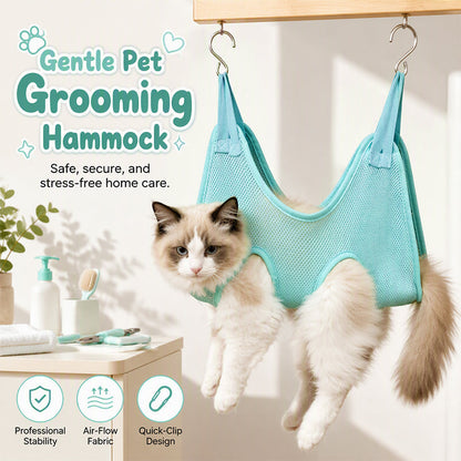 🎁🐱 KÖP 2, FÅ 1 GRATIS! ✂️ Grooming-Hängmatta för Katter – Håll Katten Stabil Vid Bad & Kloklippning – Kan Fästas På Flera Platser 🛁🐾