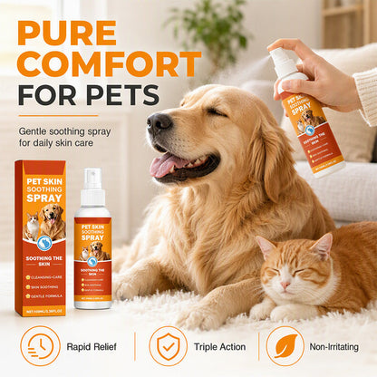 🐾💧 50 % RABATT NU! 🌿 Lugnande Hudspray för Hund & Katt – Återfuktar Torr Hud & Hjälper till att Lugna Kliande och Irriterad Hud 🐶🐱✨