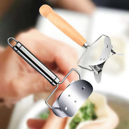 🔪🥟 50 % RABATT NU! ✨ Rostfri Degskärare för Dumplings – Skär Perfekt Runda Degbitar Snabbt & Enkelt 🍜🥟