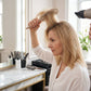 💇‍♀️✨ 50 % RABATT NU! 🌿 Ventilerad Hårborste med Vildsvinsborst – Hjälper till att Forma, Släta & Definiera Lockigt Hår 💕