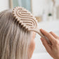 💇‍♀️✨ 50 % RABATT NU! 🌿 Ventilerad Hårborste med Vildsvinsborst – Hjälper till att Forma, Släta & Definiera Lockigt Hår 💕