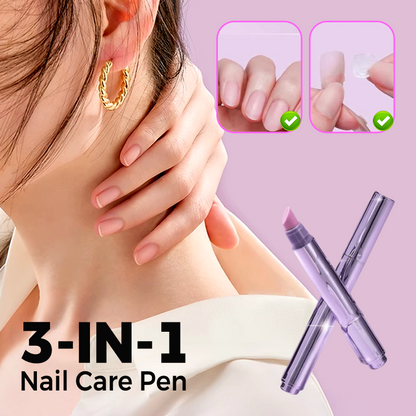 💜 KÖP 1, FÅ 1 GRATIS! 💅 3-i-1 Nagelvårdspenna – Ta Bort Överflödig Hud & Snygga Till Nagelkanterna ✨